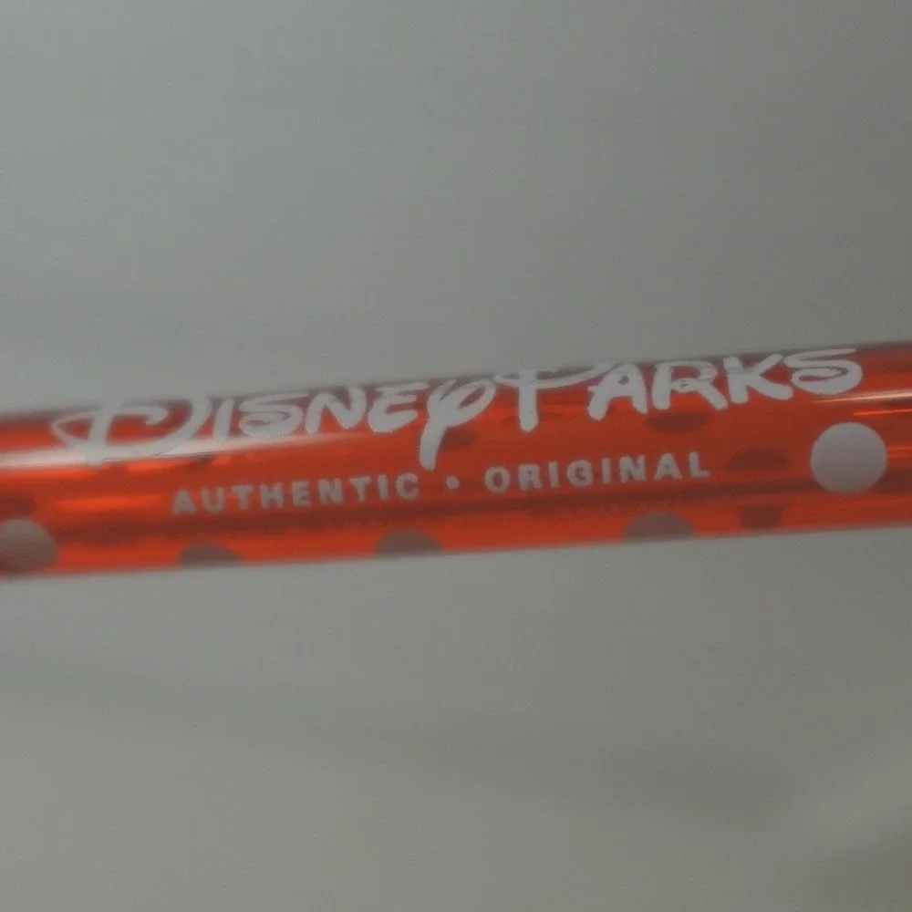 Disney Parks Minnie Mouse Pen Red & White Bow Authentic Collectible Memorabilia